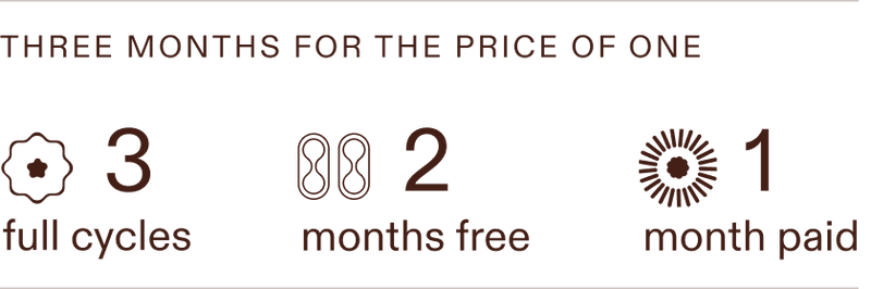 Three months for the price of one