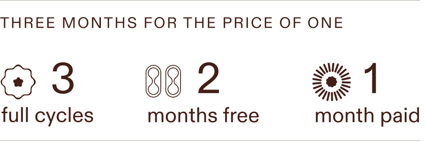 Three months for the price of one