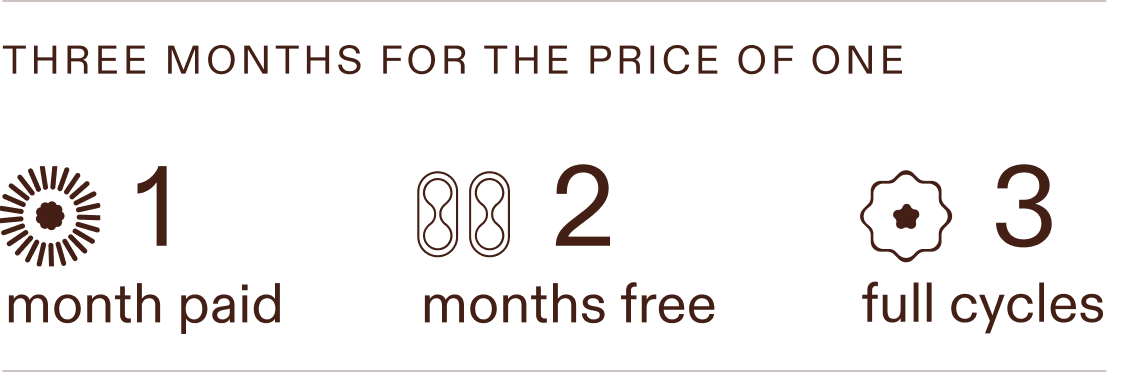 Three months for the price of one