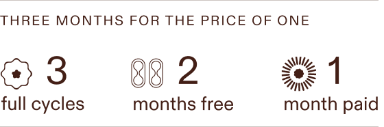 Three months for the price of one